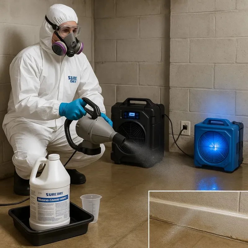 Sanitization and Odor Removal process in Wildwood, FL